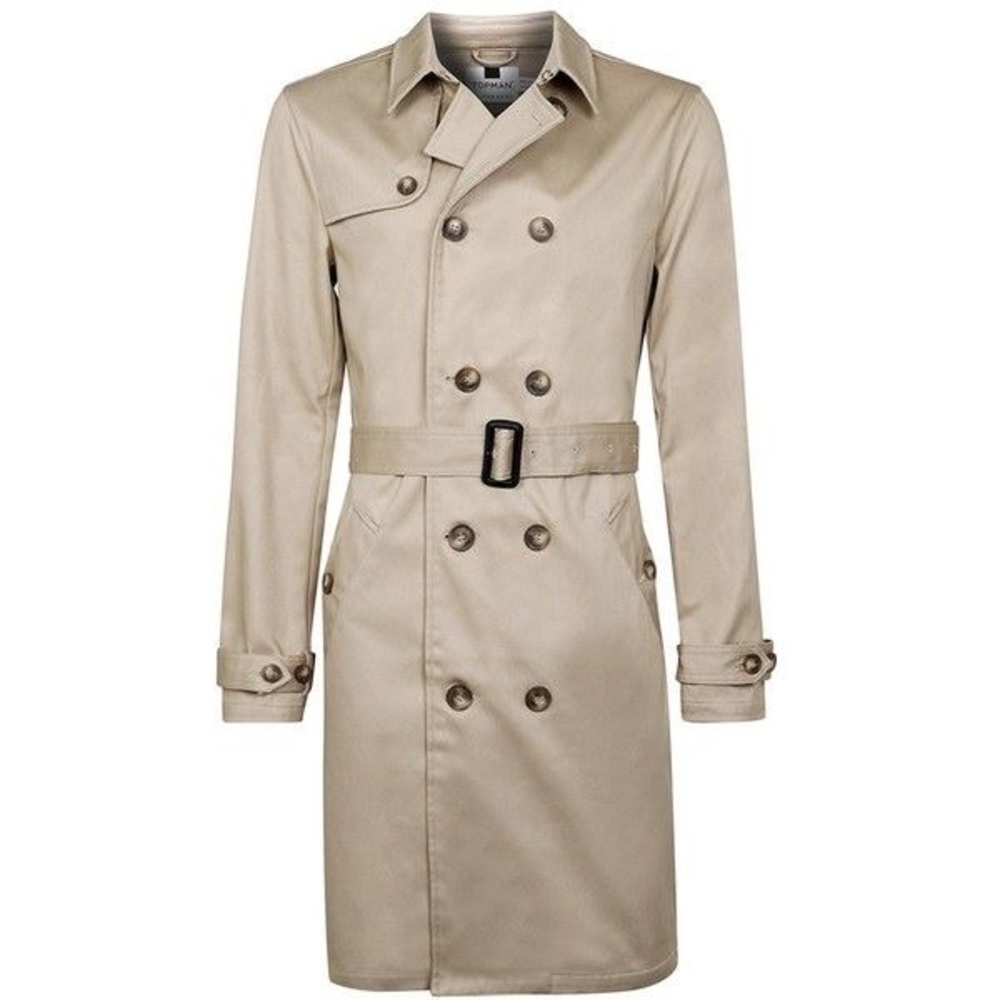 Top man mens trench coat